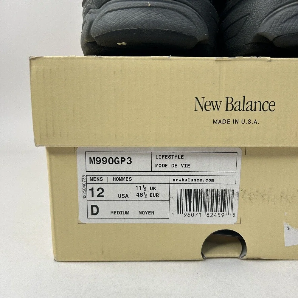 New Balance X Teddy Saints Shoes 990v3 “Green Purple” 2024 - Picture 5 of 5